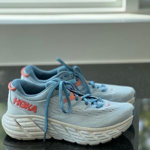 Newish Hoka Gaviota 4 Blue Fog Plein Air Sz 8 Stability Shoes